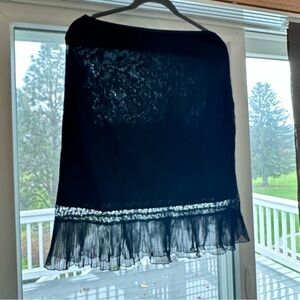 Vintage sears black slip chemise